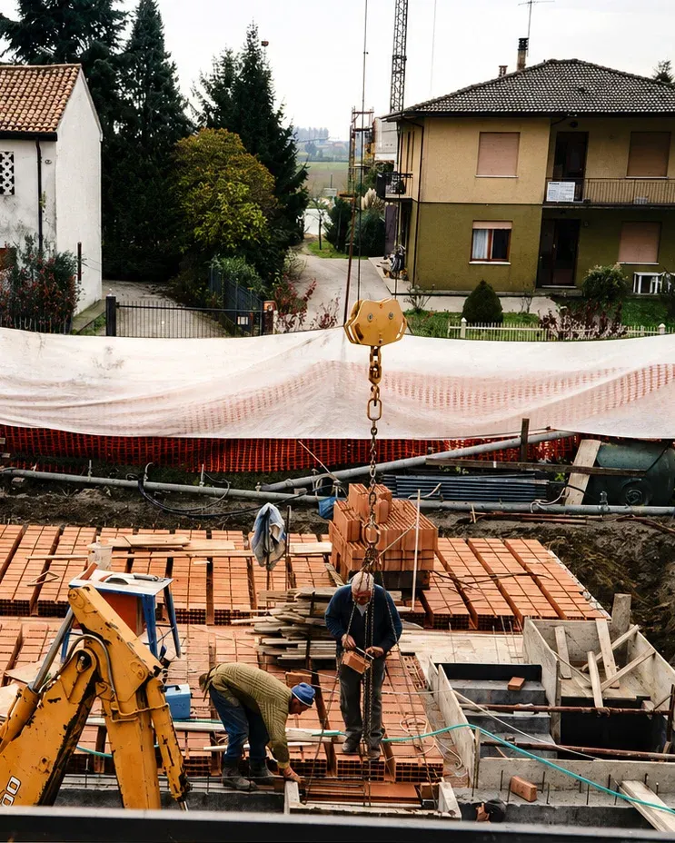 Una delle prime case costruite dal nonno